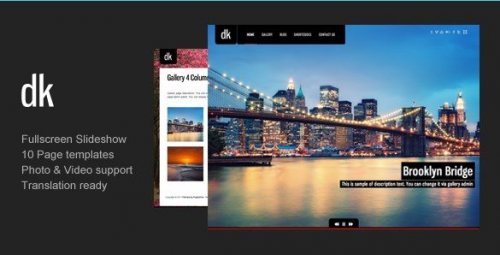 Photography WordPress | DK for Photography 2.9.1