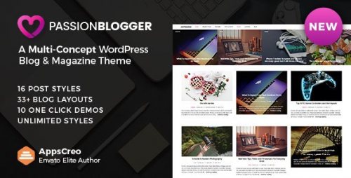 Passion Blogger A Responsive WordPress Theme 1.4