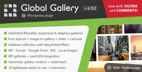 Global Gallery WordPress Responsive Gallery 8.2.2