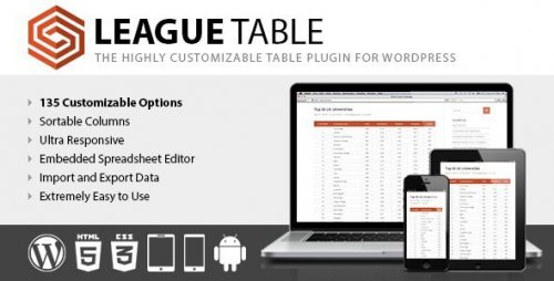 League Table WordPress Plugin 2.16