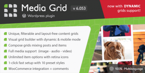 Media Grid WordPress Responsive Portfolio 7.1.0