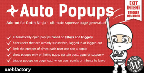 Auto Popups add on for OptIn Ninja 1.15