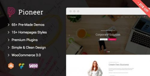 Pioneer Multi Concept Corporate WordPress Theme 1.0.5