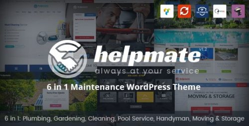 Helpmate 6 in 1 Maintenance WordPress Theme 1.1.5