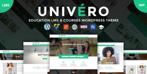 Univero Education LMS Courses WordPress Theme 1.4