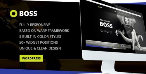 Boss Modern Agency and Business WordPress Theme 2.0.0