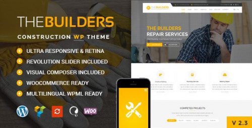 The Builders Construction WordPress Theme 2.4