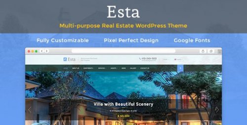 Esta Responsive Real Estate WordPress Theme 3.1.5
