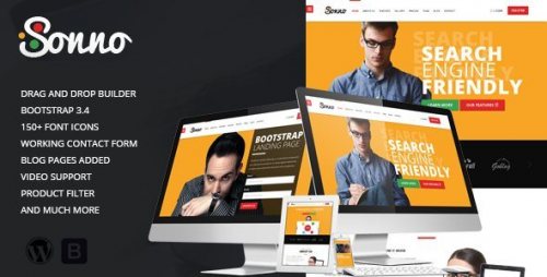 Sonno – Startup Marketing Landing Page WP Theme