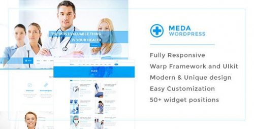 Meda Health and Medical WordPress Theme 1.0.1