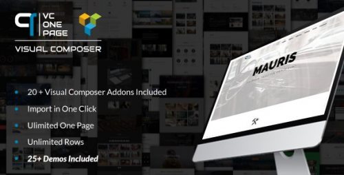 VC One Page Builder – Addons for Visual Composer 1.1