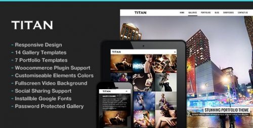 Photography WordPress | Titan for Photography 2.6