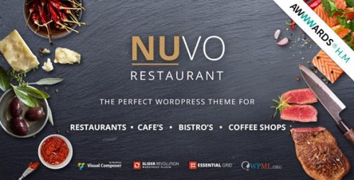 NUVO – Cafe And Restaurant WordPress Theme – Multiple Restaurant And Bistro Demos 6.0.9