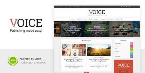 Voice Clean News Magazine WordPress Theme 2.9.9