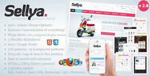 Sellya Responsive WooCommerce Theme 2.8