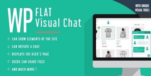 WP Flat Visual Chat Live Chat And Remote View for WordPress 5.403