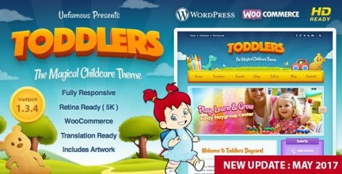 Toddlers – Kids, Child Care And Playgroup WordPress Theme 1.3.4