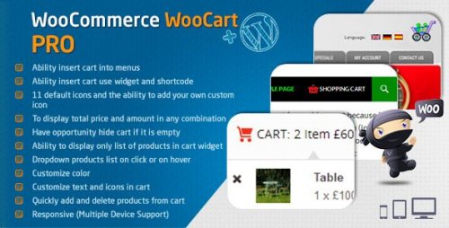 WooCart Pro Dropdown Cart for WooCommerce 2.5.1