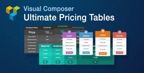 Visual Composer Ultimate Pricing Tables Addon 1.6
