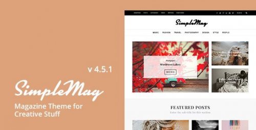 SimpleMag – Magazine theme for creative stuff 5.5