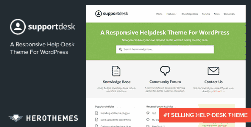SupportDesk – A Responsive Helpdesk Theme 1.0.16