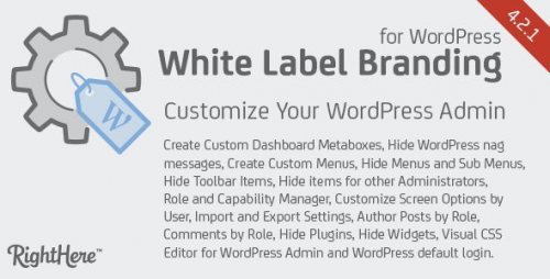 White Label Branding for WordPress 4.2.1