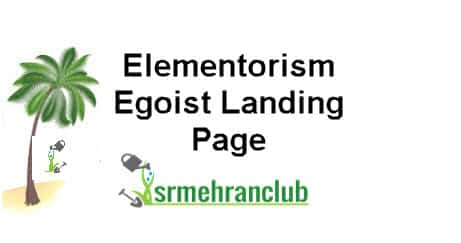 Elementorism Egoist Landing Page 1.0.0