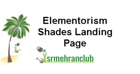 Elementorism Shades Landing Page 1.0.0