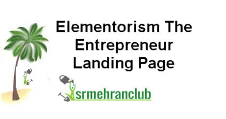 Elementorism The Entrepreneur Landing Page 1.0.0