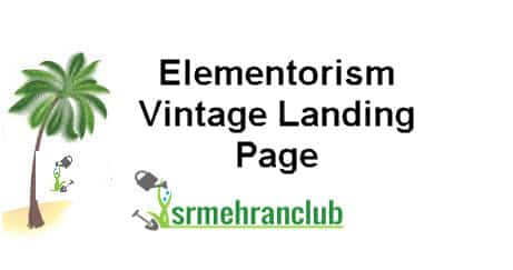 Elementorism Vintage Landing Page 1.0.0