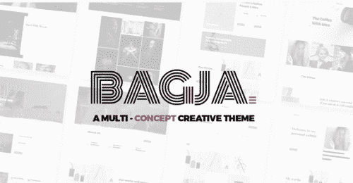 Bagja – Responsive Multi Concept & One Page Portfo 1.1