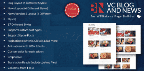 Blog and News Addons for WPBakery Page Builder WP