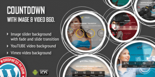 CountDown With Image or Video Background WP Plugin 1.3.1