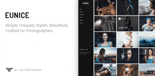 Eunice – Photography Portfolio WordPress Theme 1.3