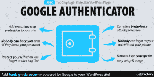 Google Authenticator Two Step Login Protection 1.20