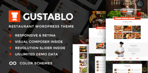 Gustablo | Restaurant & Cafe Responsive WordPress 1.17 gustablo restaurant cafe responsive wordpress