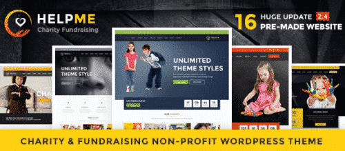 HelpMe – Nonprofit Charity WordPress Theme 2.0