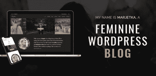 Marjetka A Feminine WordPress Blog Theme