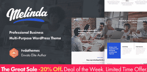 Melinda – Multi-Purpose WordPress Theme 1.1.0