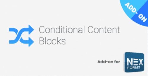 NEX-Forms – Conditional Content Blocks Add-on 7.5.12