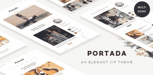 Portada – Elegant Blog Blogging WordPress Theme 2.1