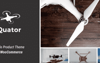 Quator – Single Product WordPress Theme 1.0.1