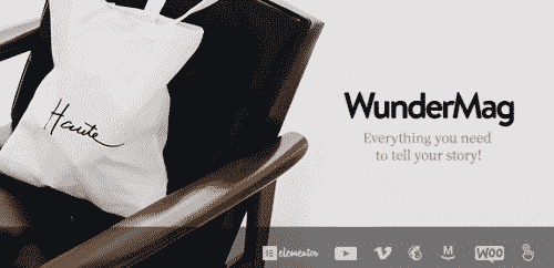 WunderMag – A Responsive Blog & Shop WordPress