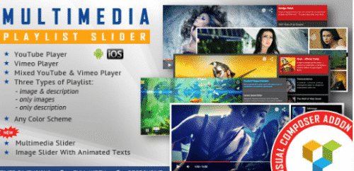 Visual Composer Addon – Multimedia Playlist Slider 2.0