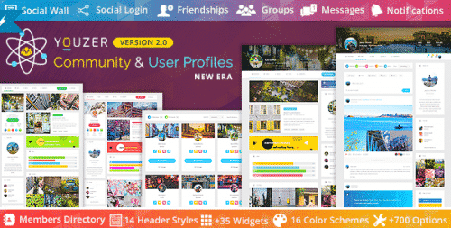 Youzify (formerly Youzer) – BuddyPress Community & WordPress User Profile Plugin 3.3.3