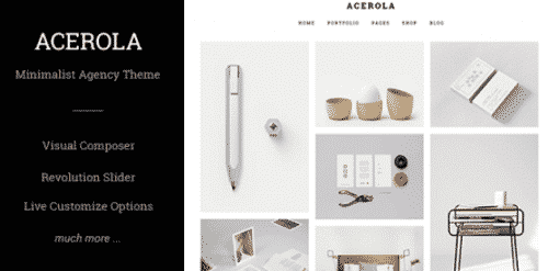 Acerola – Ultra Minimalist Agency WordPress Theme 1.5