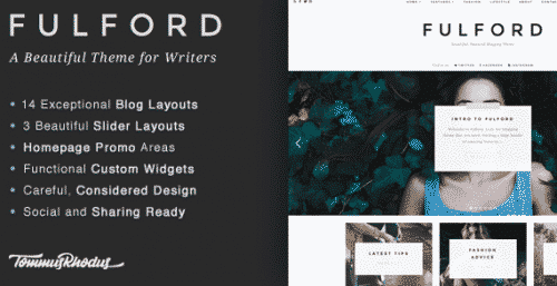 Fulford – Responsive WordPress Blogging Theme
