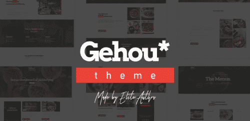Gehou – A Modern Restaurant And Cafe Theme 1.1