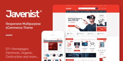 Javenist – Multipurpose eCommerce WordPress Theme 1.3.1