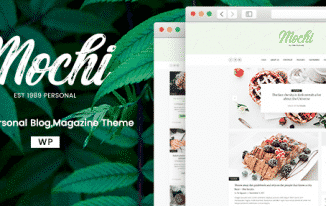 Mochi – A Clean Personal WordPress Blog Theme 1.0.2